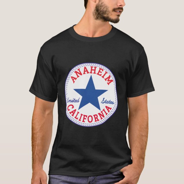 Anaheim Orange County La California United States  T-Shirt (Front)