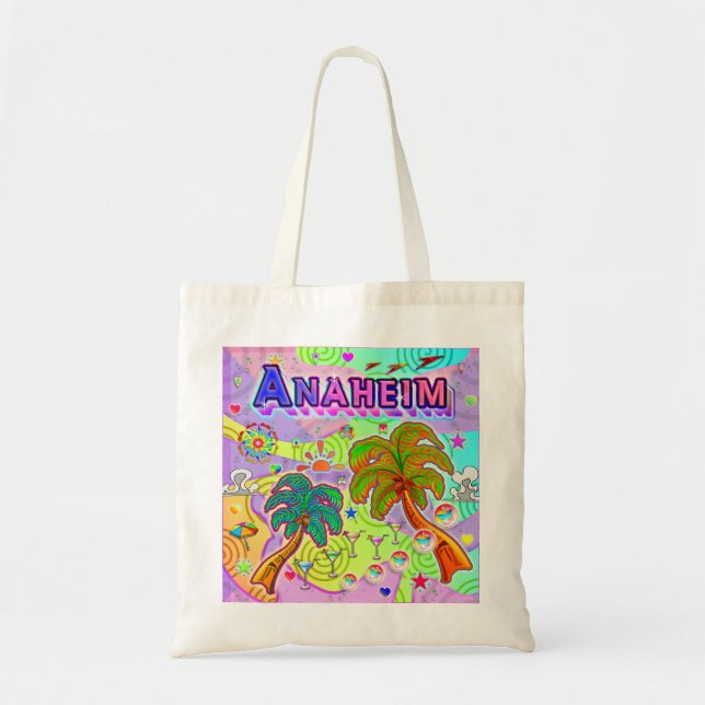 Anaheim Vacation Target Tote Bag (Front)