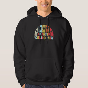 Anaheim Vintage California Beach Retro Anaheim Sun Hoodie