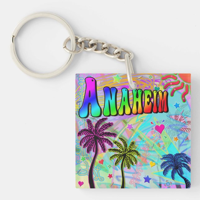Anaheim Vivid Romance Keychain (Front)