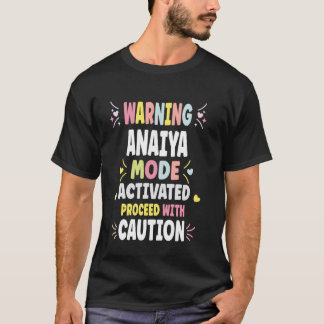 ANAIYA Personalised Women's Gift Custom ANAIYA T-Shirt