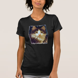 Anakin Two Legged Cat, Cute Kitten T-shirt CloseUp