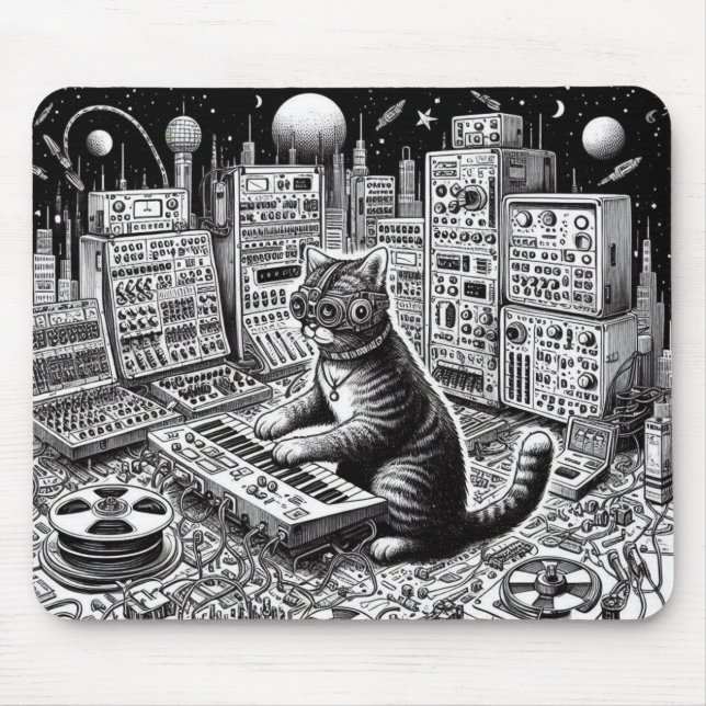 Analog Cat Symphony Mousepad (Front)