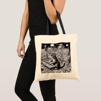 Analog Cat Symphony  Tote Bag