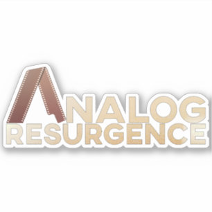 Analog Resurgence (Custom-Cut Vinyl Sticker)