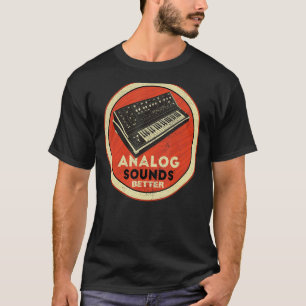 ANALOG SYNTHESIZER MUSIC RECORDING RETRO DESIGN T-Shirt