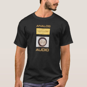 Analogue Audio Volume Knob and Metre Audiophiles T-Shirt