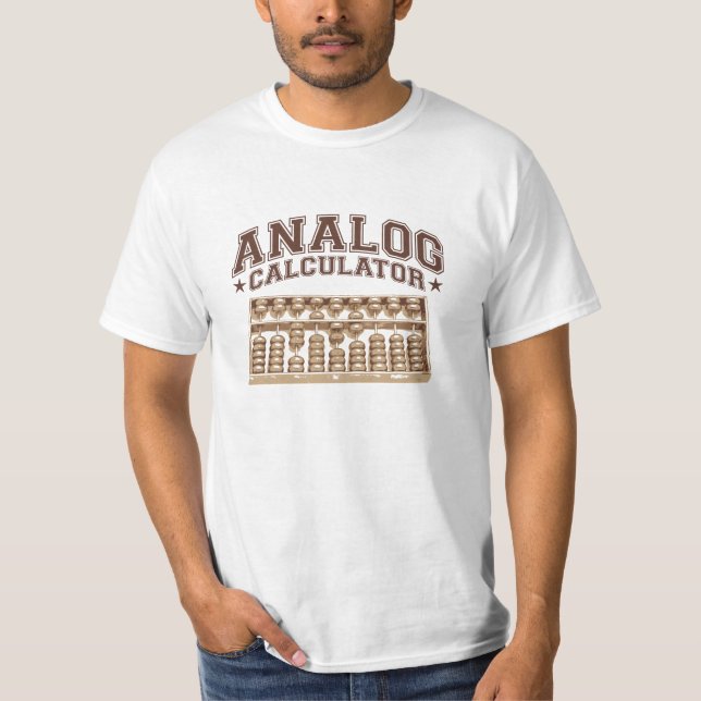 Analogue Calculator T-Shirt (Front)