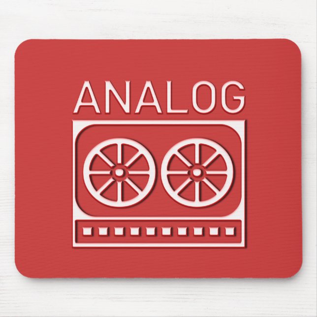 Analogue (cassette) mouse pad (Front)