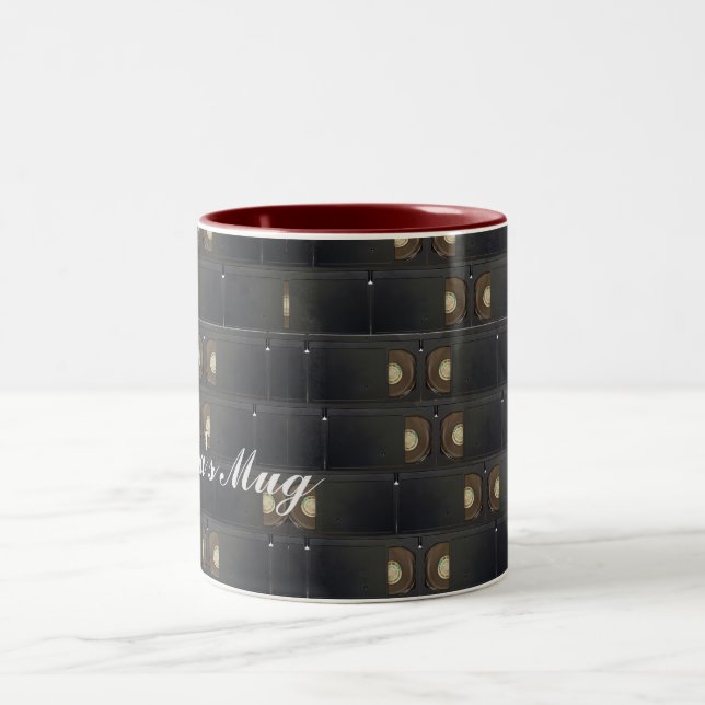 Analogue Custom Name Two-Tone Coffee Mug (Center)