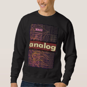 Analogue Modular Synthesizer Retro Synth Producer Sweatshirt