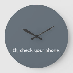 "Analogue Struggles" Clock