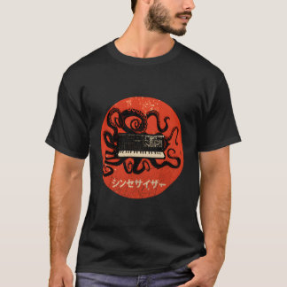 Analogue Synthesizer Kraken Synth Japanese Gear T-Shirt