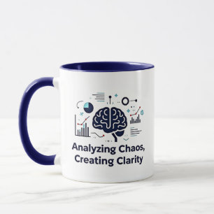 Analysing Chaos, Creating Clarity two tone Mug