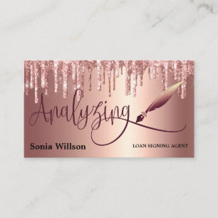 Analysing Script Calligraphy Business Card