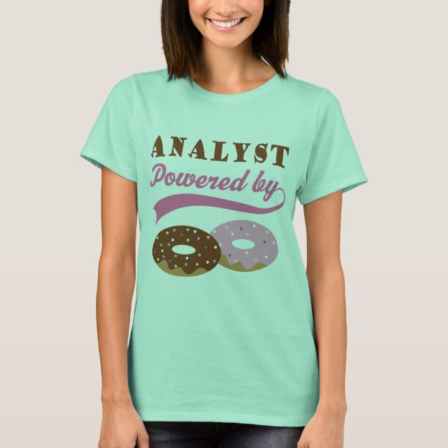 Analyst Gift (Doughnuts) T-Shirt (Front)