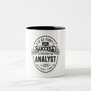 Analyst Two-Tone Coffee Mug