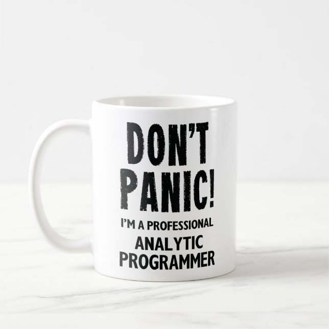 Analytic Programmer Coffee Mug (Left)
