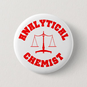Analytical Chemist Button (red)
