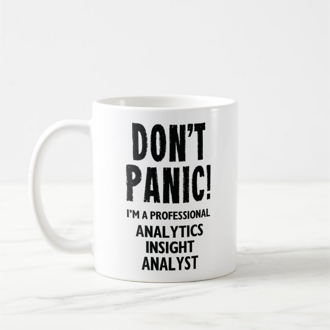Analytics Insight Analyst Coffee Mug (Left)