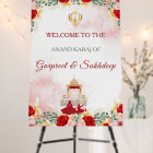 Anand Karaj Welcome Sign, Sikh Wedding