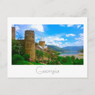 Ananuri Castle Georgia Aragvi Caucuses Mountains Postcard