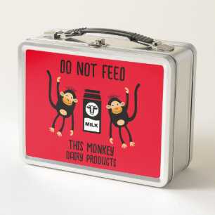Anaphylaxis Kids Allergic Warnings Metal Lunch Box