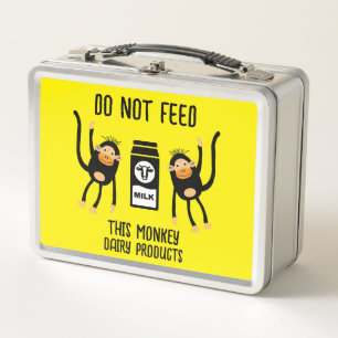 Anaphylaxis Kids Allergic Warnings Metal Lunch Box