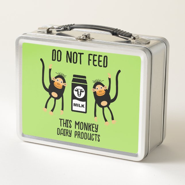 Anaphylaxis Kids Allergic Warnings Metal Lunch Box (Front)