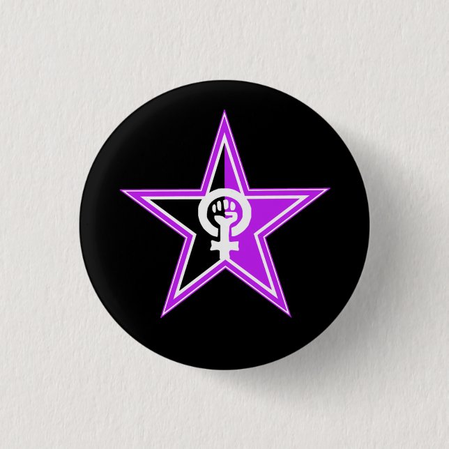 Anarcha-feminist Revolutionary Button (Front)