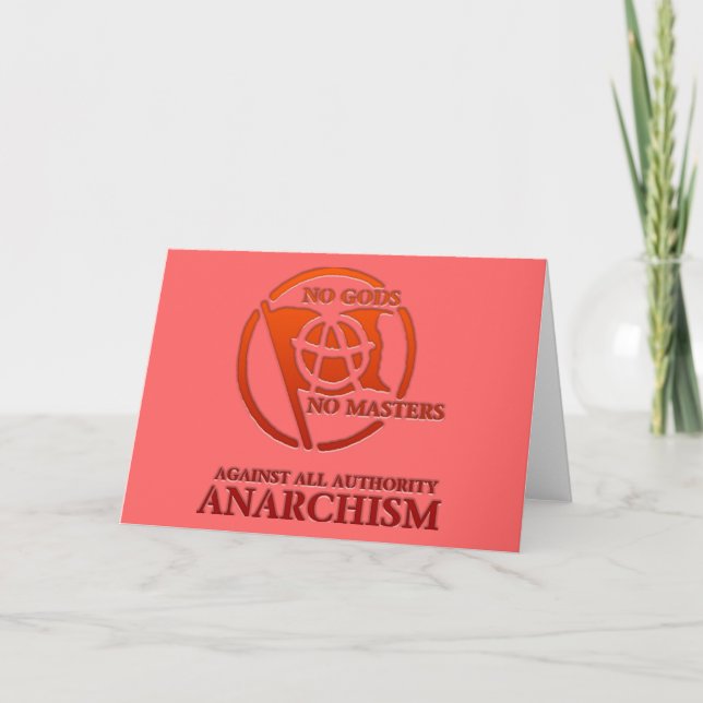 anarchism card (Front)