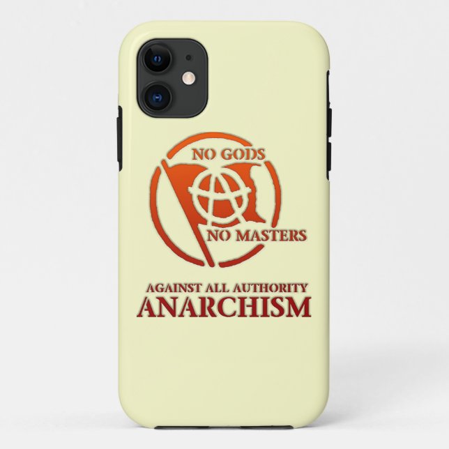 ANARCHISM Case-Mate iPhone CASE (Back)