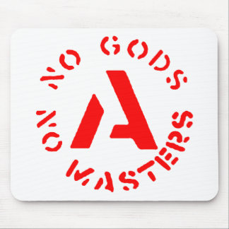 Anarchism - No Gods No Masters Mouse Pad