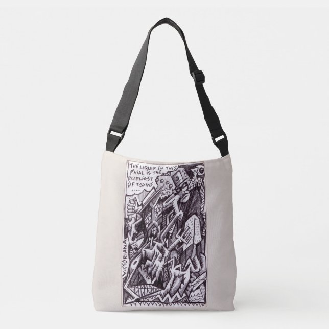 Anarchist at Large Crossbody Bag (Front)
