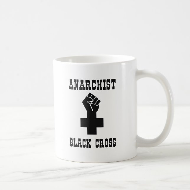 Anarchist Black Cross Coffee Mug (Right)