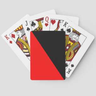 Anarchist Flag (Anarchism) Playing Cards