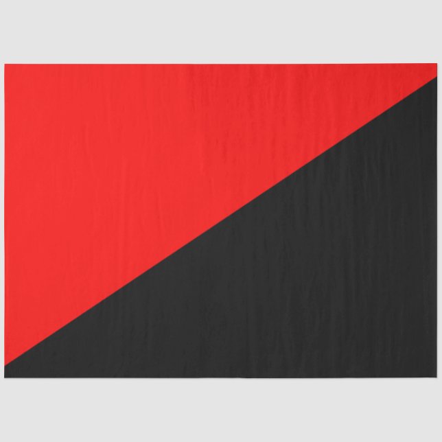 Anarchist Flag (Anarchism) Tissue Paper (Front)
