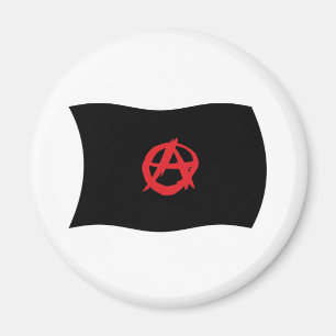 Anarchist Movement Flag Magnet