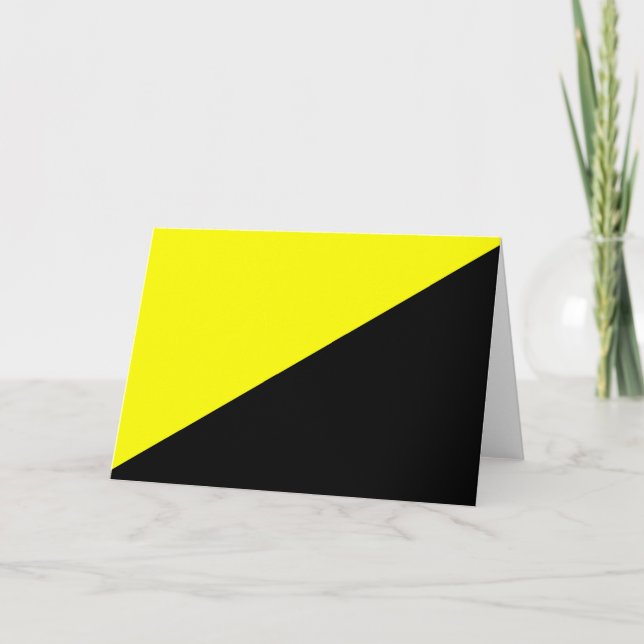 Anarcho-Capitalist Flag Card (Front)