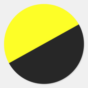 Anarcho-Capitalist Flag Classic Round Sticker