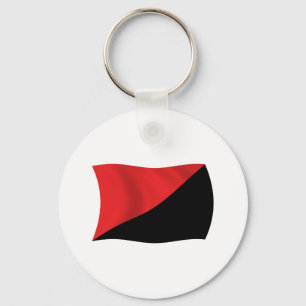 Anarcho-Syndicalism Flag Keychain
