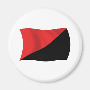 Anarcho-Syndicalism Flag Magnet