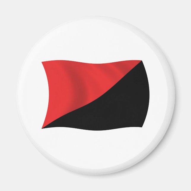 Anarcho-Syndicalism Flag Magnet (Front)
