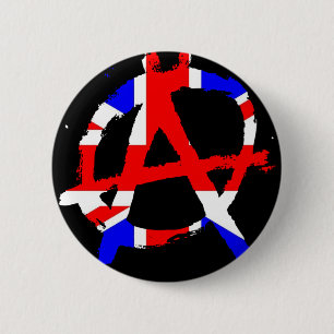 Anarchy #1 6 cm round badge