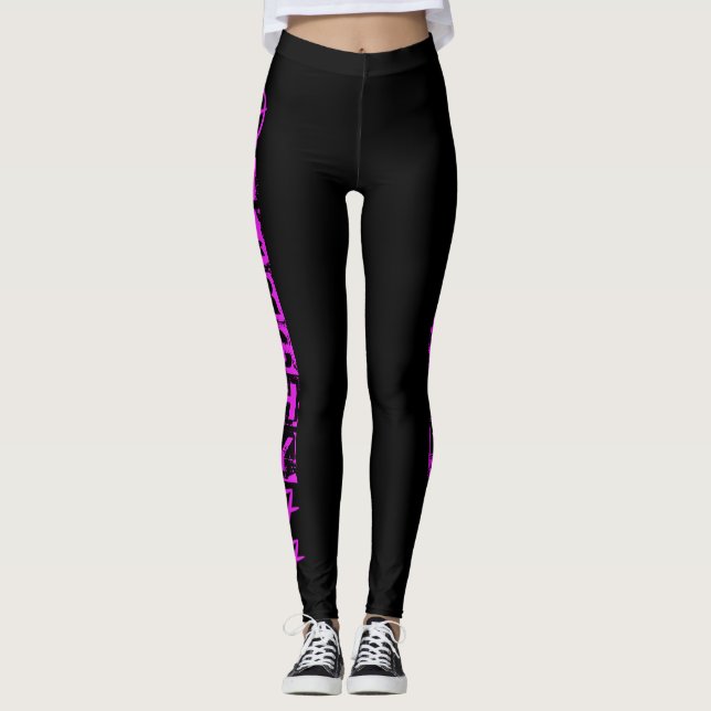 Anarchy 77 (PINK) Leggings (Front)