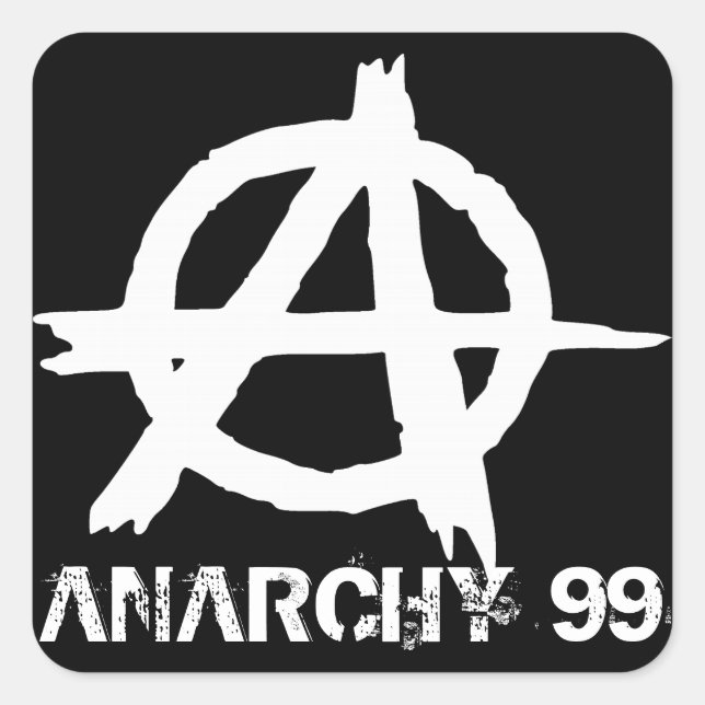 Anarchy 99 square sticker (Front)