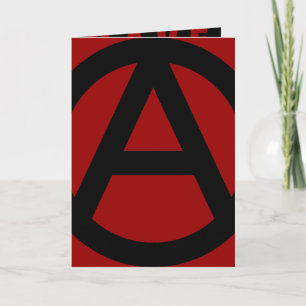 Anarchy Christmas Holiday Card