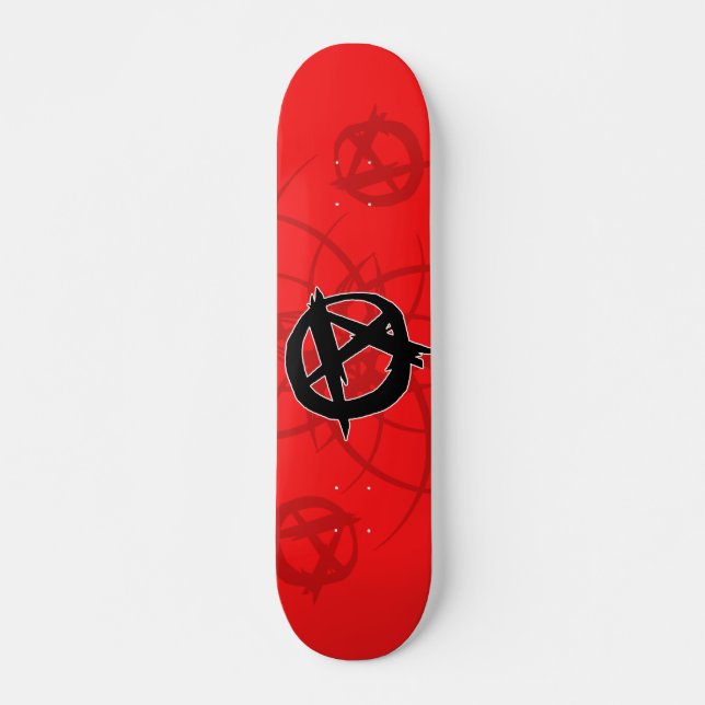 Anarchy deck skateboard (Front)