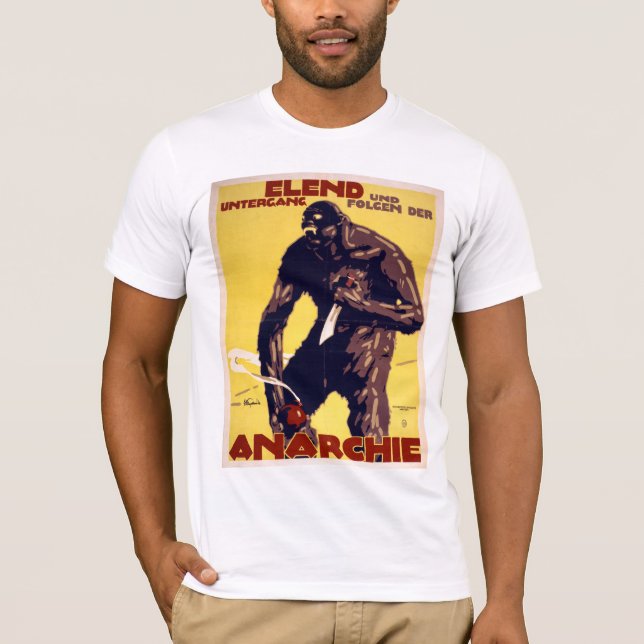 Anarchy - German WWI Poster T-Shirt (Front)