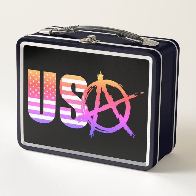 Anarchy in the... USA Metal Lunch Box (Front)